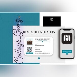 RA - REAL AUTHENTICATION / COA - CERTIFICATE OF AUTHENTICATION